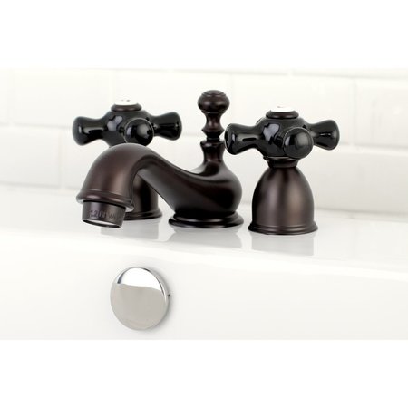 Kingston Brass KS3955PKX Duchess Mini-Widespread Bathroom Faucet, Oil Rubbed Bronze KS3955PKX